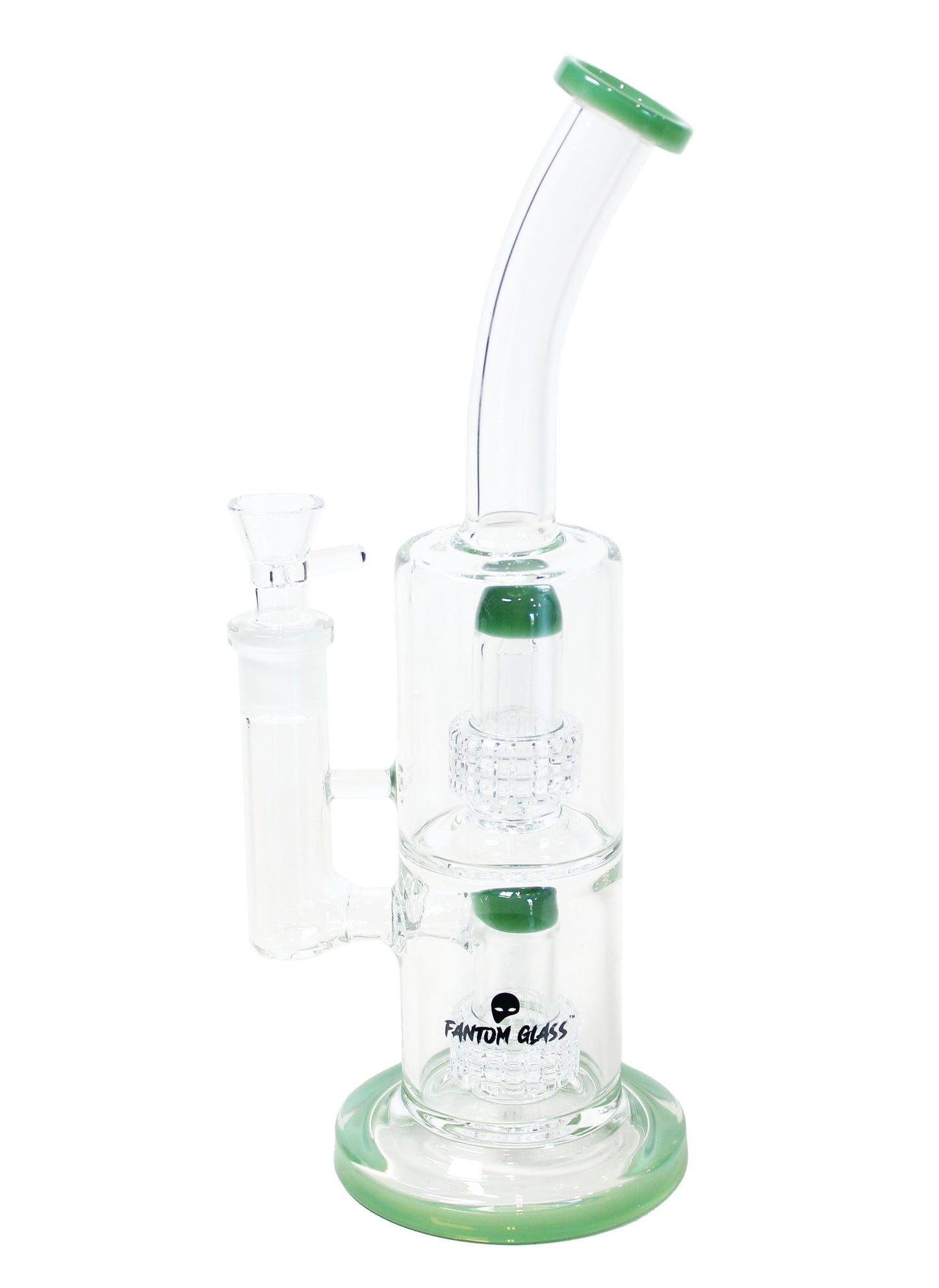 12in Double Perc Water Pipe