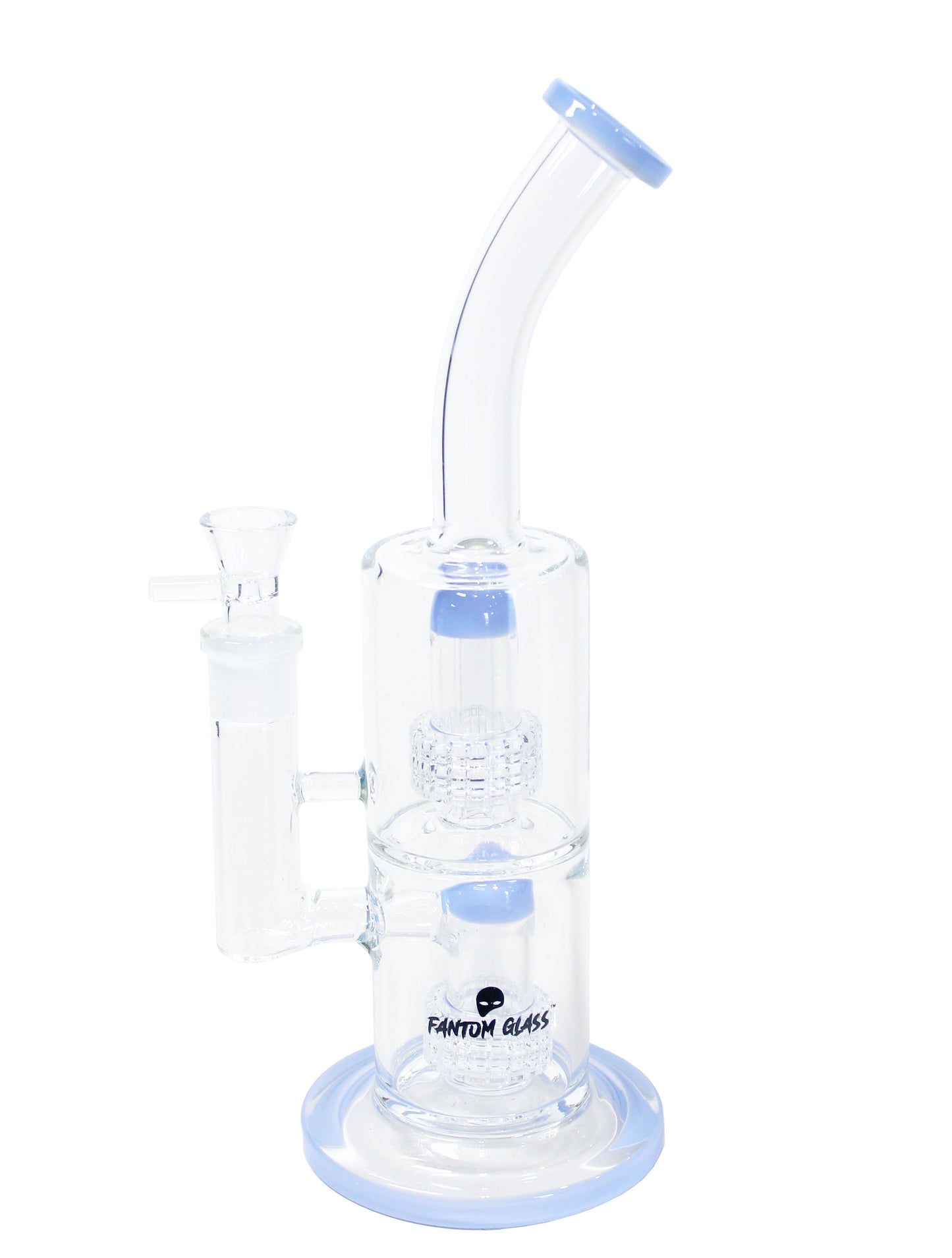 12in Double Perc Water Pipe