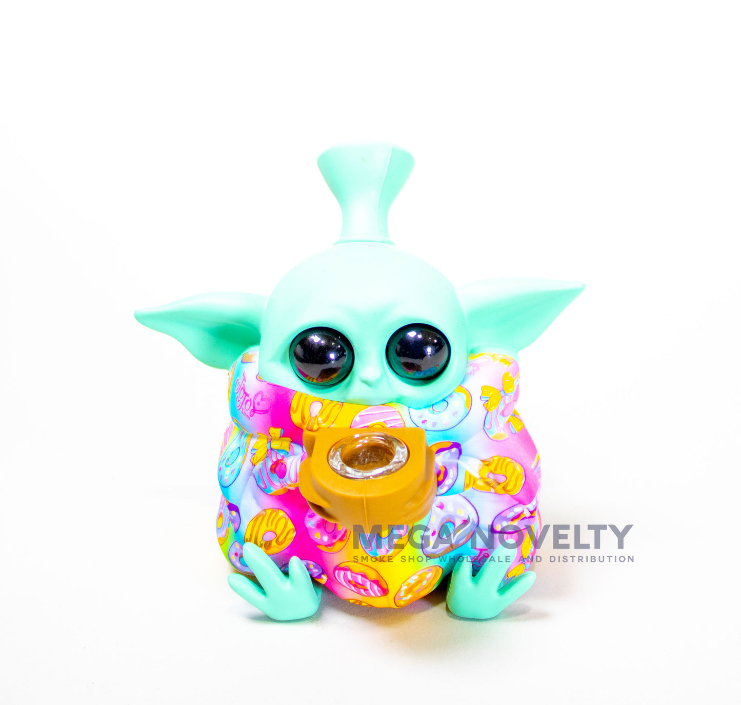 4in Silicone Baby Yoda Hand Pipe