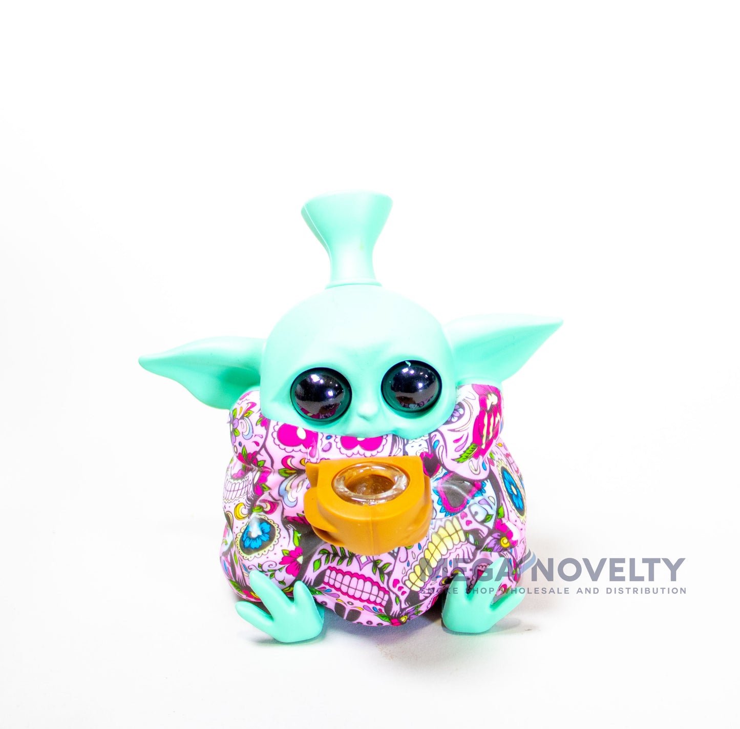 4in Silicone Baby Yoda Hand Pipe