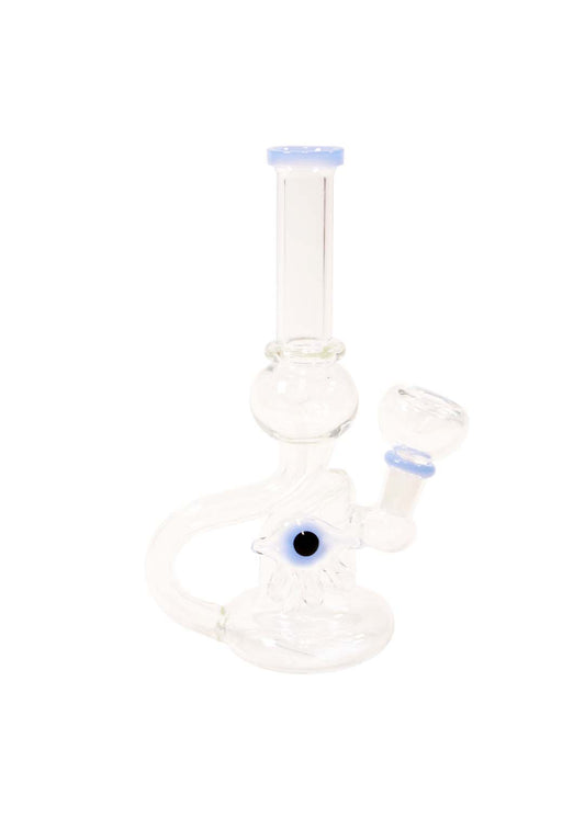 8in Eye Drip Recycler Rig