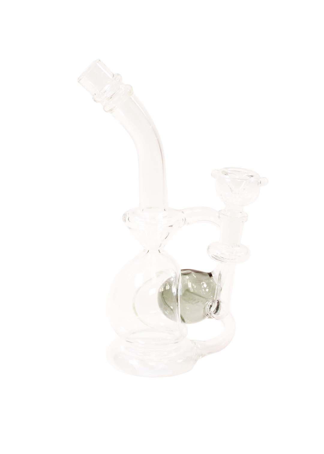 9in Two Tone Split Orb Dual Recycler