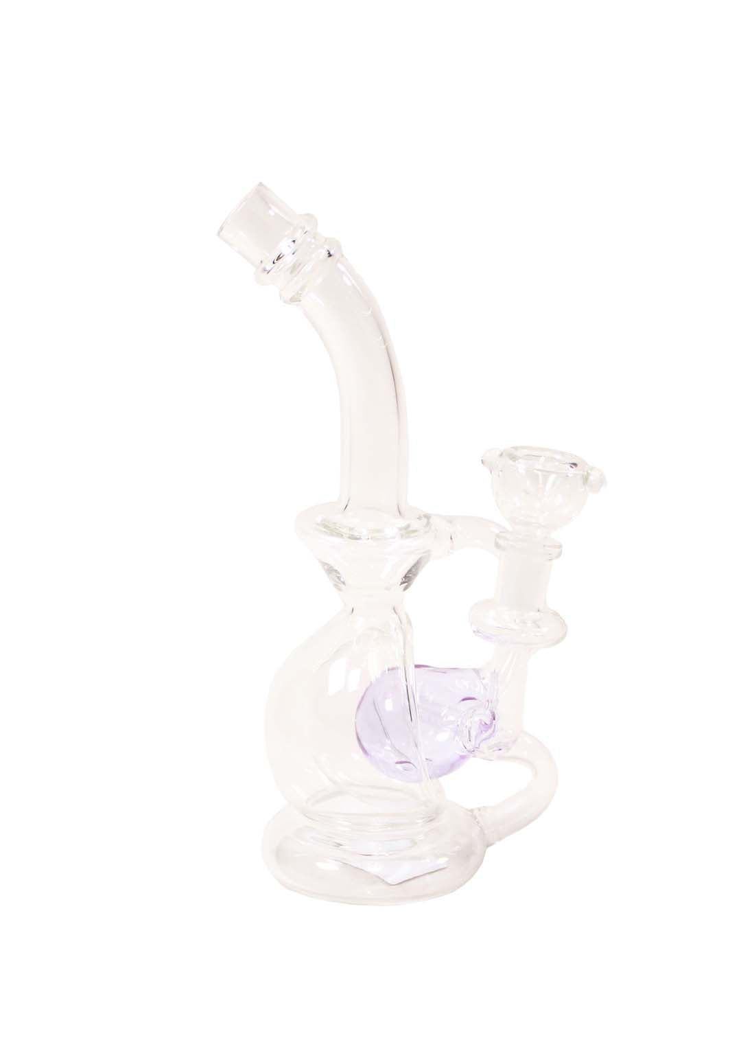 9in Two Tone Split Orb Dual Recycler