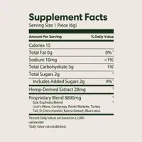Epic Euphoria Gummies Supplement Facts