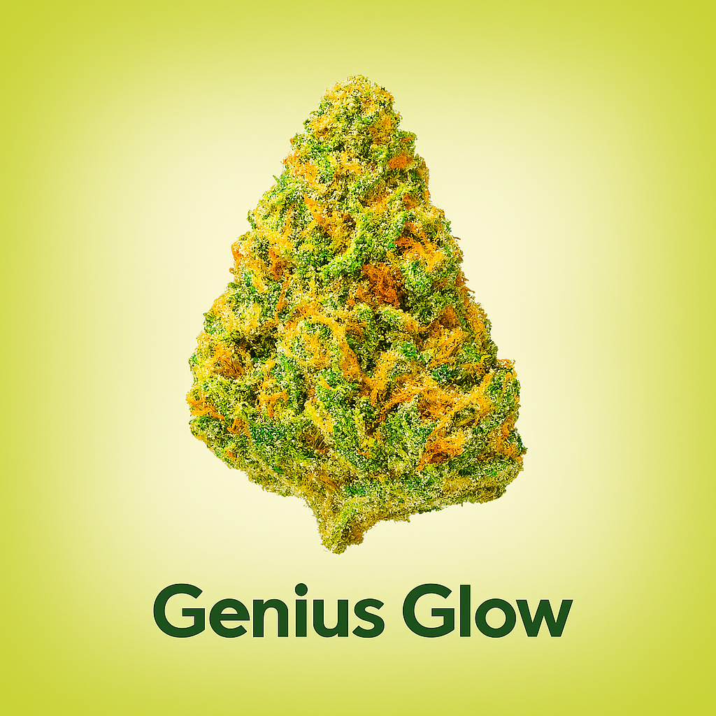 Genius Glow Cannabis Flower Bud - Premium THCa Strain