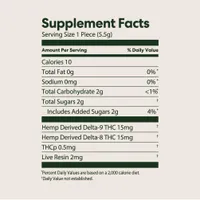 Hero Dose Gummies Supplement Facts