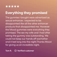 Sexual Euphoria Gummies Customer Testimonial